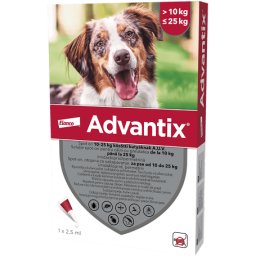 Advantix Spot On kutyáknak (1 darab | 10-25 kg | M | 2.5 ml / pipetta)