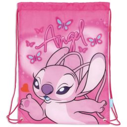 Disney Lilo és Stitch, A csillagkutya Pink Angel tornazsák, sporttáska 44 cm Nr3
