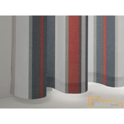 (4 szín) Piros Monterey nyomott dimout R-függöny 150cm