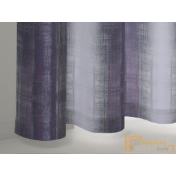 (2 szín) Lila Timeless nyomott stuktúr dimout R-függöny 150cm