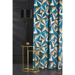 KAIRO 15 smaragd-arany 150 cm DIM OUT nyomott