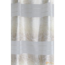 (3 szín) Aruba horizontális csíkos modern mintás dekor R-145 cm (107)-Krém