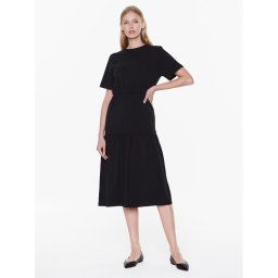 Max Mara Leisure Hétköznapi ruha Pergola 23362106 Fekete Regular Fit