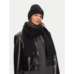 Guess Sál és sapka szett GFBOXM P4401 Fekete