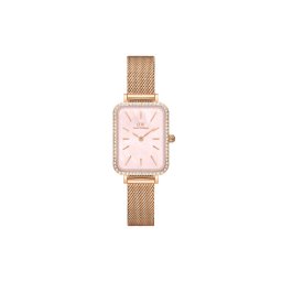 Daniel Wellington Karóra Quadro Mesh DW00100669 Rózsa arany