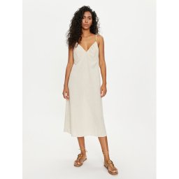 Vero Moda Nyári ruha Agnete 10311860 Bézs Regular Fit