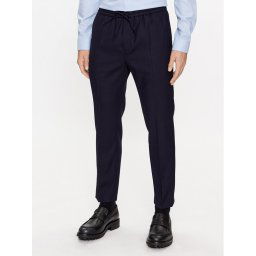 Calvin Klein Szövet nadrág K10K109956 Sötétkék Regular Fit