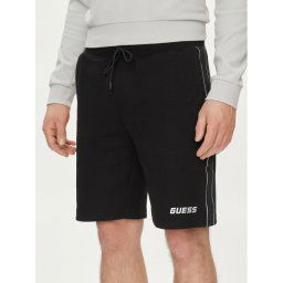 Guess Szövet rövidnadrág Mickey Z4RD04 KB3P2 Fekete Regular Fit