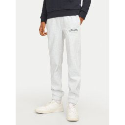 Jack&Jones Junior Melegítő alsó Caleb 12258982 Fehér Relaxed Fit