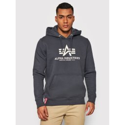 Alpha Industries Pulóver Basic 178312 Szürke Regular Fit