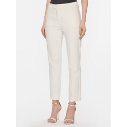 Weekend Max Mara Szövet nadrág Rana 2415131021 Ekru Slim Fit