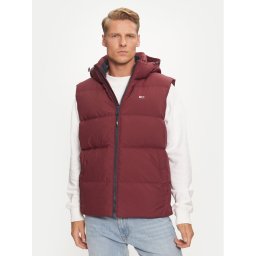 Tommy Jeans Mellény Essential DM0DM20465 Piros Regular Fit