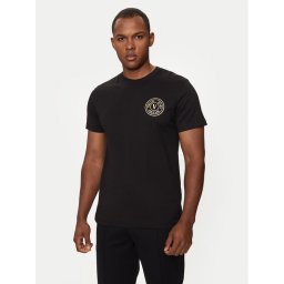 Versace Jeans Couture Póló 76GAHT02 Fekete Regular Fit