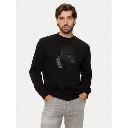 KARL LAGERFELD Pulóver 705039 544910 Fekete Regular Fit