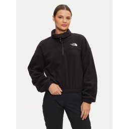 The North Face Polár kabát Glacier NF0A89J9 Fekete Regular Fit
