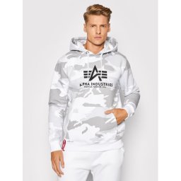 Alpha Industries Pulóver Basic 178312C Szürke Regular Fit