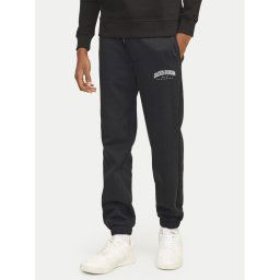 Jack&Jones Junior Melegítő alsó Caleb 12258982 Fekete Relaxed Fit