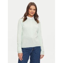 Tommy Hilfiger Sweater WW0WW44161 Zöld Regular Fit
