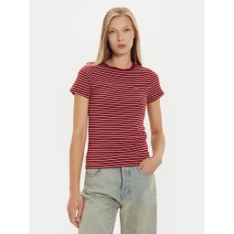 Levi's® Póló Essential Housemark 000KK-0005 Piros Slim Fit