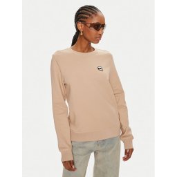 KARL LAGERFELD Pulóver Ikonik 2.0 245W1810 Bézs Regular Fit