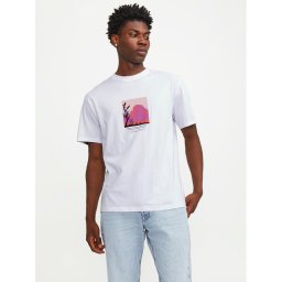 Jack&Jones Póló Lucca 12253613 Fehér Relaxed Fit