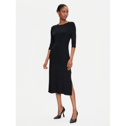 Boss Kötött ruha Fonzipona 50493907 Fekete Slim Fit