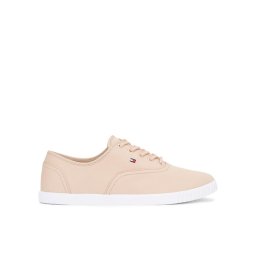 Tommy Hilfiger Teniszcipő Canvas Lace Up Sneaker FW0FW07805 Bézs