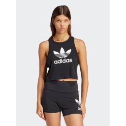 adidas Felső Trefoil IU0067 Fekete Regular Fit