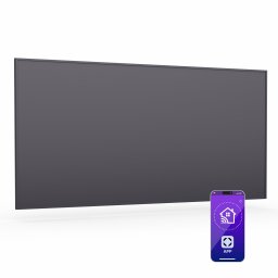 Klarstein Wonderwall Smart Infravörös hősugárzó, 60 x 120cm, Applikáció, 770 W, Heti időzítő, IP24 (ACO14-Kl-Wsm-770-DG)