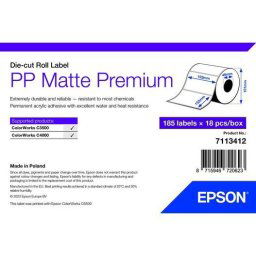 PP matt címke prémium, 102mm x 152mm, 185 címke