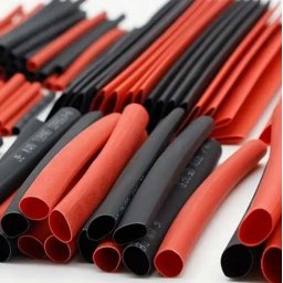 30db Zsugorcső 3x40mm Fekete és Piros (5685)