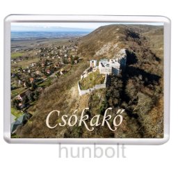 Csókakői Vár hűtőmágnes (műanyag keretes)