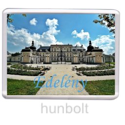 Edelény- L'HUILLIER-COBURG KASTÉLY hűtőmágnes (műanyag keretes)