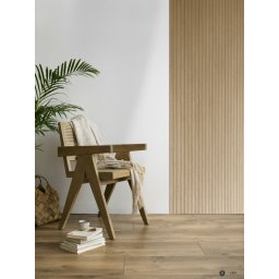 Lamelio ONDA lamella panel, natúr tölgy, 12.2 x 270 cm