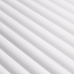 Lamelio INFINITY LUNA fehér, festhető balos végzáró 3.5 x 270 cm