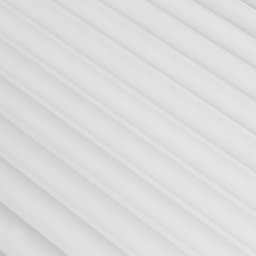 Lamelio INFINITY ONDA fehér, festhető jobbos végzáró 3.2 x 270 cm