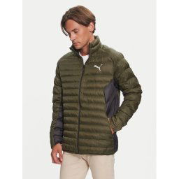 Puma Pehelykabát PackLITE 849356 Zöld Slim Fit