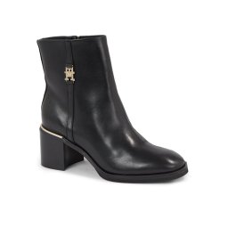 Tommy Hilfiger Bokacsizma Feminine Th Hardware Mid Bootie FW0FW07539 Fekete