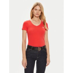 Guess Póló W2YI45 J1314 Piros Slim Fit