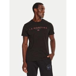 La Martina Póló ZMR007 JS206 Fekete Regular Fit