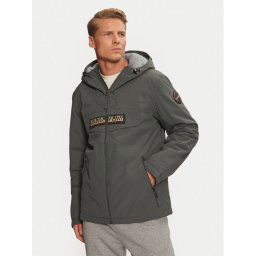 Napapijri Átmeneti kabát Rainforest Open NP0A4HES Zöld Regular Fit