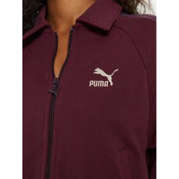 Puma Pulóver T7 626797 Lila Relaxed Fit