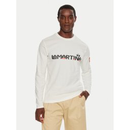La Martina Hosszú ujjú ZMR008 JS206 Fehér Regular Fit