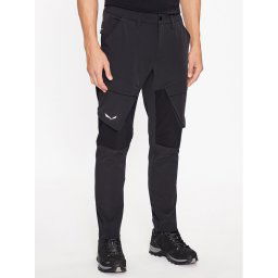 Salewa Szövet nadrág Puez Dst 00-0000028482 Fekete Regular Fit