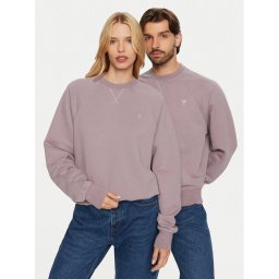 AMI PARIS Pulóver USW040.JE0091 Lila Regular Fit