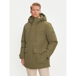 Tommy Hilfiger Télikabát Rockie MW0MW36595 Khaki Regular Fit