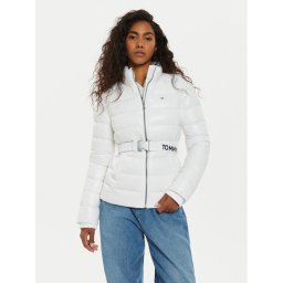 Tommy Jeans Pehelykabát DW0DW18826 Fehér Slim Fit