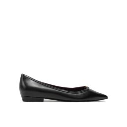 Tory Burch Balerina Double T Buckle 160235 Fekete