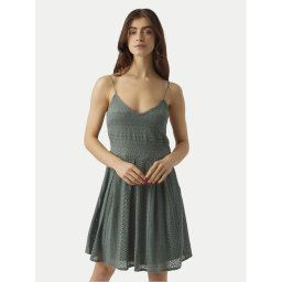 Vero Moda Nyári ruha Honey 10220925 Zöld Regular Fit