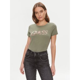 Guess Póló W4RI24 JA914 Zöld Regular Fit